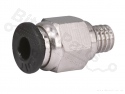 Pneufit met rechte koppeling PC4-M6 4mm